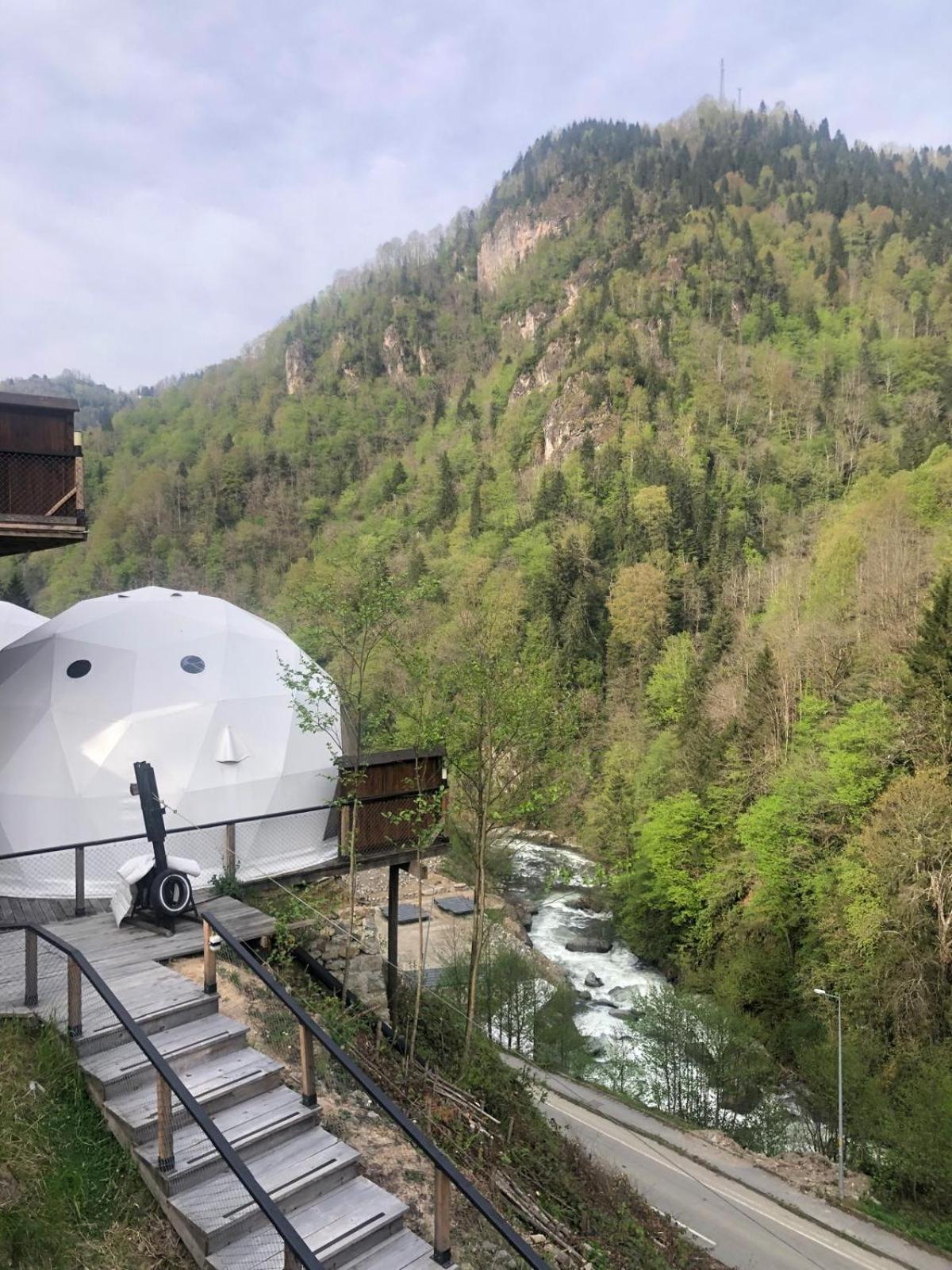 Kaledome Orman Evleri Hotel Camlihemsin Exterior photo
